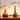 Mushroom Style Glass Walnut LED Table Lamp Julius